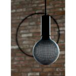 BAILEY - BAI Lampe suspension Fuji E27 Noir avec 1.5M Câble Textile Noir 2x0.75mm2 et Ros - 145020 – Image 4