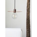 BAILEY - BAI Lampe suspension Set DIY Slim Abat-jour Or rosé Douille Grid E27 3M Câble Te - 143877 – Image 2