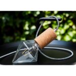 BAILEY - BAI suspension Cork E27 1.5M Câble Noir/Blanc 2x0.75 Rosace Argent 60W - 141482 – Image 4