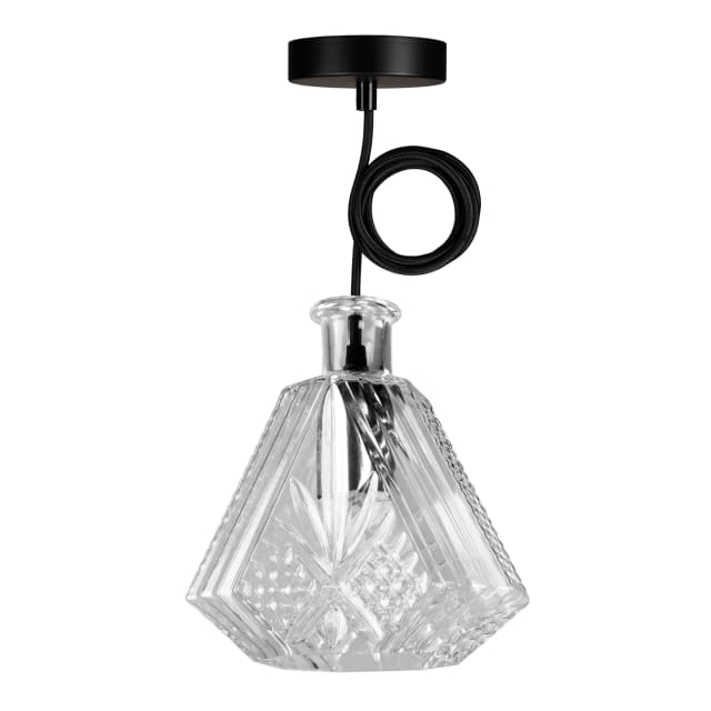 BAILEY - Crystal Pendant Jim E27 Glass 1.5M - 142461 BAILEY - Crystal Pendant Jim E27 Glass 1.5M - 142461