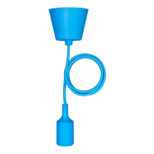 BAILEY - Silicone Pendant E27 Blue 1.5M - 141585