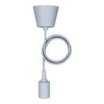 BAILEY - Silicone Pendant E27 Grey 1.5M - 141582