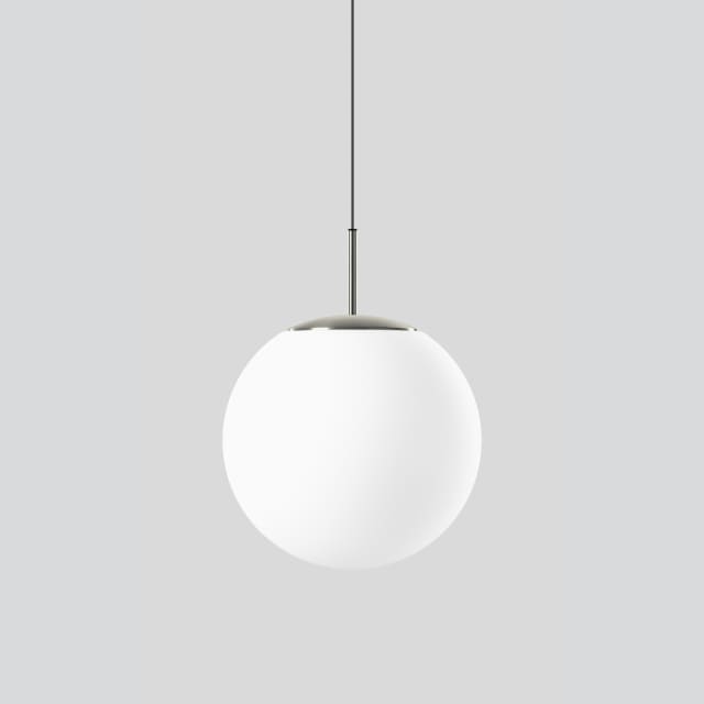 BEGA - Pendant luminaire indoor Stainless steel 3000K incl 1xE27 LED lamp 12W 1400lm - 45487.2K3 BEGA - Pendant luminaire indoor Stainless steel 3000K incl 1xE27 LED lamp 12W 1400lm - 45487.2K3
