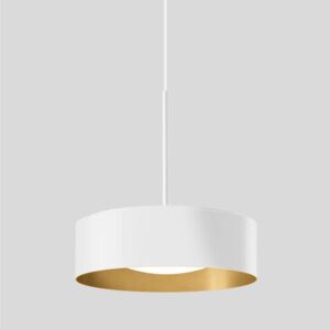 BEGA - Suspension 3000K blanc satiné + laiton mat incl 2xE27 LED lamp 12W 1400lm - 51007.4K3