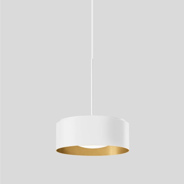 BEGA - Suspension LED 16W 3000K 950lm blanc satiné + laiton mat - 51004.4K3 BEGA - Suspension LED 16W 3000K 950lm blanc satiné + laiton mat - 51004.4K3