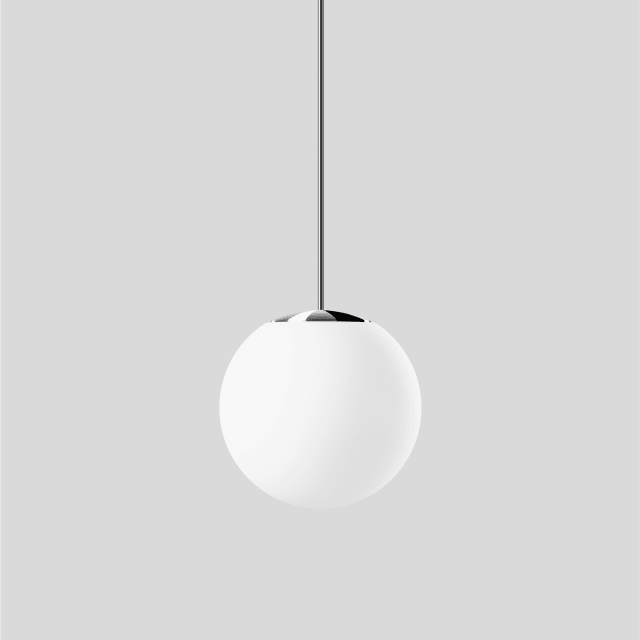 BEGA - Suspension LED 26.5W 3000K 2632lm verre opale chrome - 50825.3K3 BEGA - Suspension LED 26.5W 3000K 2632lm verre opale chrome - 50825.3K3