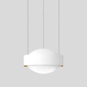 BEGA - Suspension LED 26.7W 3000K 2148lm blanc+laiton - 50787.4K3