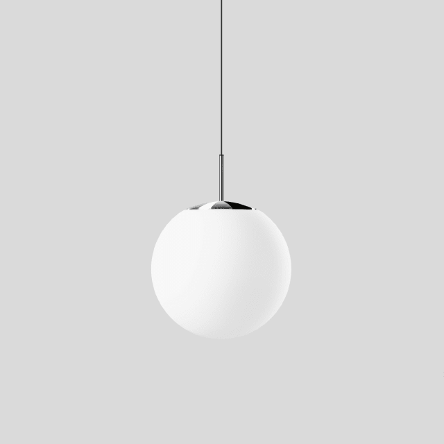 BEGA - Suspension LED 27W 3000K 2632lm verre opale chrome - 50820.3K3 BEGA - Suspension LED 27W 3000K 2632lm verre opale chrome - 50820.3K3