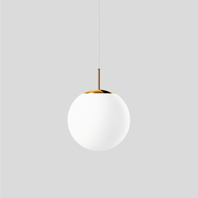 BEGA - Suspension LED 27W 3000K 2632lm verre opale laiton - 50820.4K3 BEGA - Suspension LED 27W 3000K 2632lm verre opale laiton - 50820.4K3