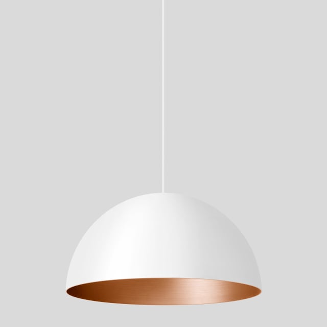 BEGA - Suspension LED 30W 3000K 2280lm blanc satiné + cuivre mat DALI - 50997.6K3 BEGA - Suspension LED 30W 3000K 2280lm blanc satiné + cuivre mat DALI - 50997.6K3