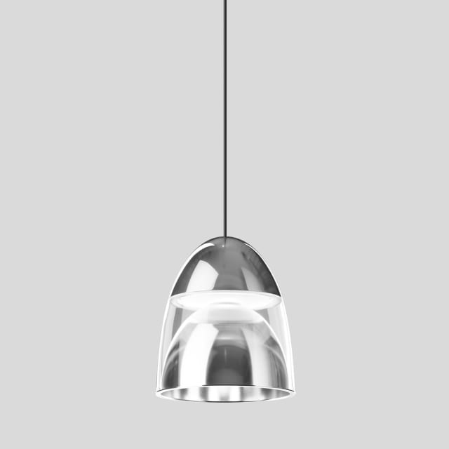 BEGA - Suspension LED 42W 3000K 3540lm verre clair DALI IP20 alu poli - 56581.3K3 BEGA - Suspension LED 42W 3000K 3540lm verre clair DALI IP20 alu poli - 56581.3K3