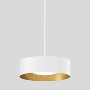 BEGA - Suspension LED 48W 3000K 3100lm blanc satiné + laiton mat DALI - 51006.4K3