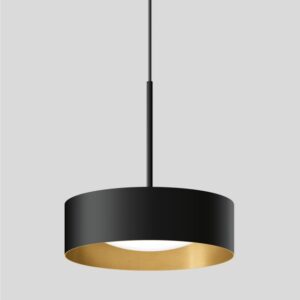 BEGA - Suspension LED 48W 3000K 3100lm noir satiné + laiton mat DALI - 51002.4K3