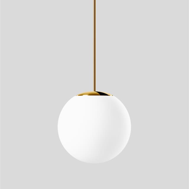 BEGA - Suspension LED 58.3W 3000K 6250lm verre opale laiton - 50827.4K3 BEGA - Suspension LED 58.3W 3000K 6250lm verre opale laiton - 50827.4K3
