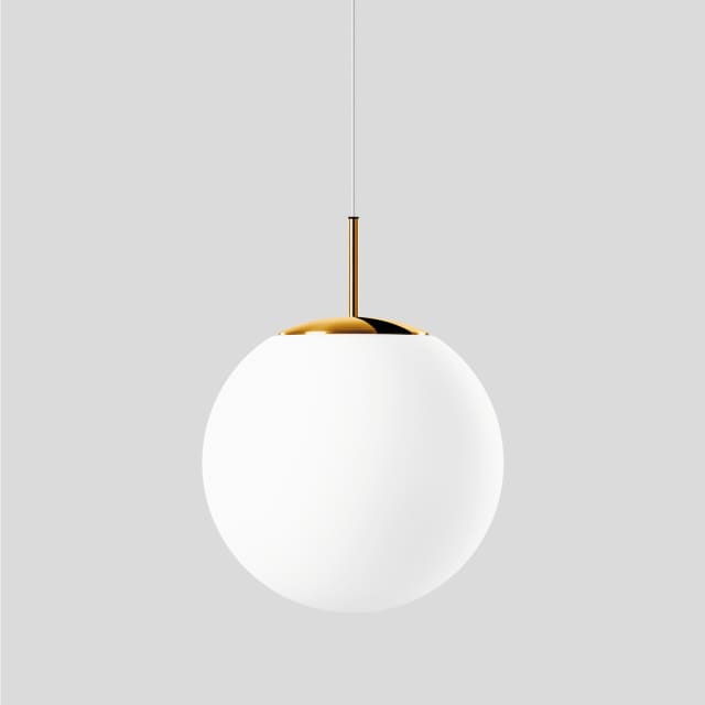 BEGA - Suspension LED 65W 4000K 7202lm verre opale laiton - 50823.4K4 BEGA - Suspension LED 65W 4000K 7202lm verre opale laiton - 50823.4K4