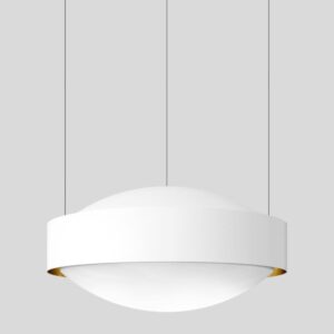 BEGA - Suspension LED 96W 3000K 7629lm blanc+laiton - 50789.4K3