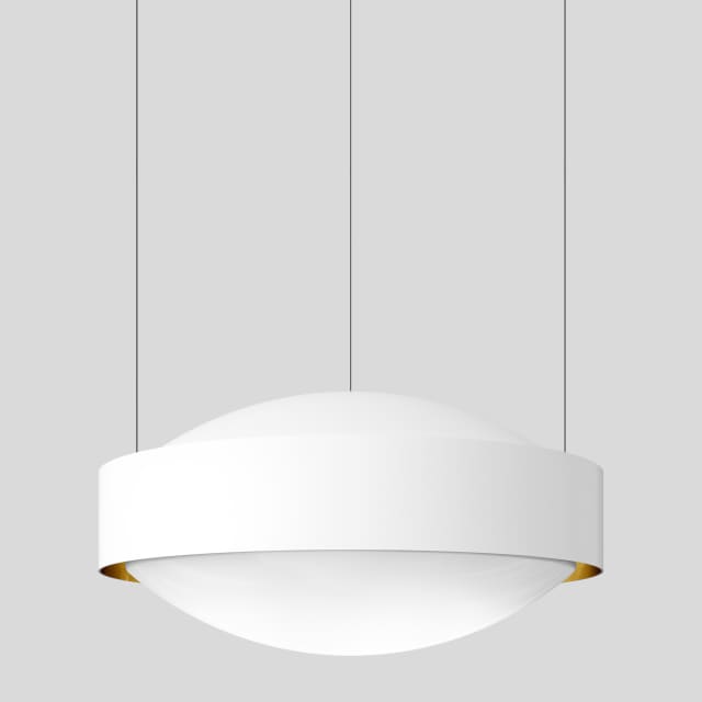 BEGA - Suspension LED 96W 3000K 7629lm blanc+laiton - 50789.4K3 BEGA - Suspension LED 96W 3000K 7629lm blanc+laiton - 50789.4K3