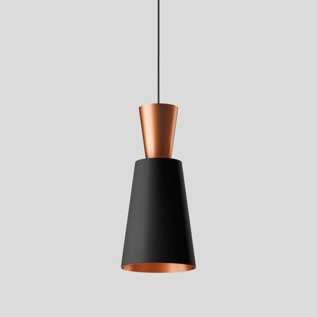 BEGA - System pendant 18W 3000K velvet black-copper brass excl canopy - 51226.6K3 BEGA - System pendant 18W 3000K velvet black-copper brass excl canopy - 51226.6K3