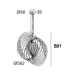 DELTA LIGHT - Soiree RC 56 E27 opal FG - 24017 0000 FG – Image 2
