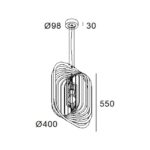 DELTA LIGHT - Soiree SC 4055 E27 FG - 24010 0000 FG – Image 2