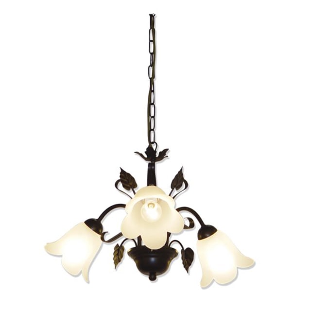 FANTASIA - ASPER - 3x E14 - acier / verre - max 40W - dia 540mm x 400-870mm - noir / blanc - 3403304 FANTASIA - ASPER - 3x E14 - acier / verre - max 40W - dia 540mm x 400-870mm - noir / blanc - 3403304