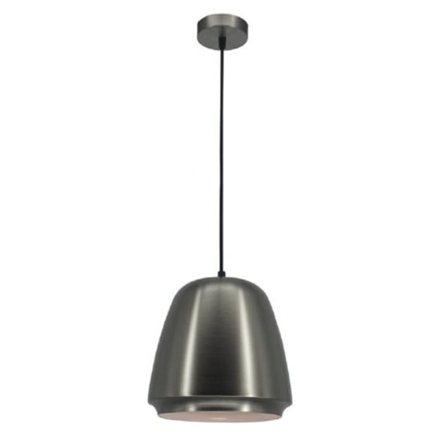 FANTASIA - BOBAN pendule - E27 - max 60W - acier - dia 250mm x 1485mm - acier brossé/ blanc - 3432085 FANTASIA - BOBAN pendule - E27 - max 60W - acier - dia 250mm x 1485mm - acier brossé/ blanc - 3432085
