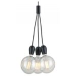 FANTASIA - KOBAR - 3x E27 - max 60W - dia 340mm x 2100mm - noir / noir - 3416231