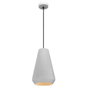 FANTASIA - KONO pendule - E27 - max 60W - acier - dia 200mm x 1555mm - blanc / blanc - 3432050