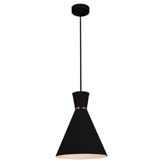 FANTASIA - KONO pendule - E27 - max 60W - acier - dia 250mm x 1545mm - noir / blanc - 3432031 FANTASIA - KONO pendule - E27 - max 60W - acier - dia 250mm x 1545mm - noir / blanc - 3432031