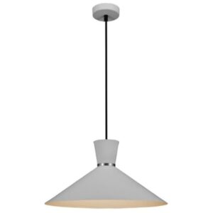 FANTASIA - KONO pendule - E27 - max 60W - acier - dia 395mm x 1440mm - blanc / blanc - 3432040