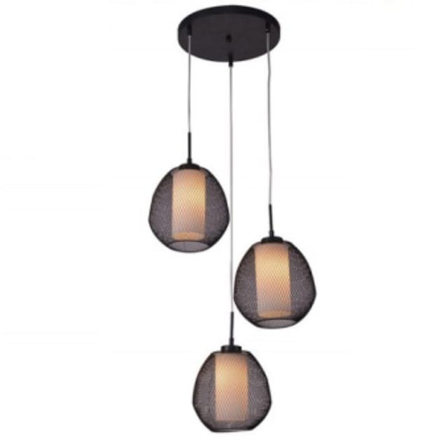FANTASIA - LUNKI - 3x E27 - acier / verre - max 60W - d 470mm x 1200mm - noir / verre blanc - 3410116 FANTASIA - LUNKI - 3x E27 - acier / verre - max 60W - d 470mm x 1200mm - noir / verre blanc - 3410116