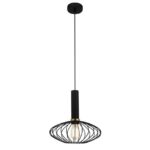FANTASIA - OONAH - 1x E27 - max 60W - 290mm x 300mm - câble noir 3m - noir / or - 3432135