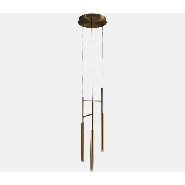 LEDS-C4 - PENDANT CANDLE TRIPLEX 3 X LED 9.4 SATIN GOLD - 00-6021-27-27 LEDS-C4 - PENDANT CANDLE TRIPLEX 3 X LED 9.4 SATIN GOLD - 00-6021-27-27