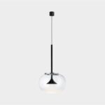 LEDS-C4 - Pendant Alive Single with glass difusor LED 6.9W 453lm 2700K Black - 00-6671-05-F1
