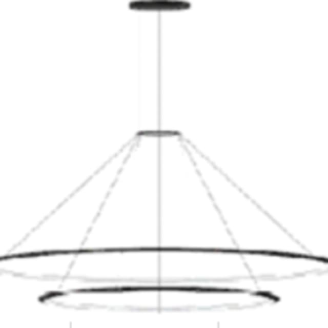 LEDS-C4 - Pendant Circular Downward 2 Rings (ø1200 ø900) LED 109.1W 3000K Black - CS4M-00W9AZOU05 LEDS-C4 - Pendant Circular Downward 2 Rings (ø1200 ø900) LED 109.1W 3000K Black - CS4M-00W9AZOU05