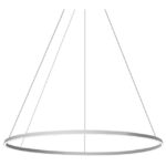 LEDS-C4 - Pendant Circular Downward ø2000 Recessed LED 120W 4944lm 3000K Black - CS5C-00W9AZOU05