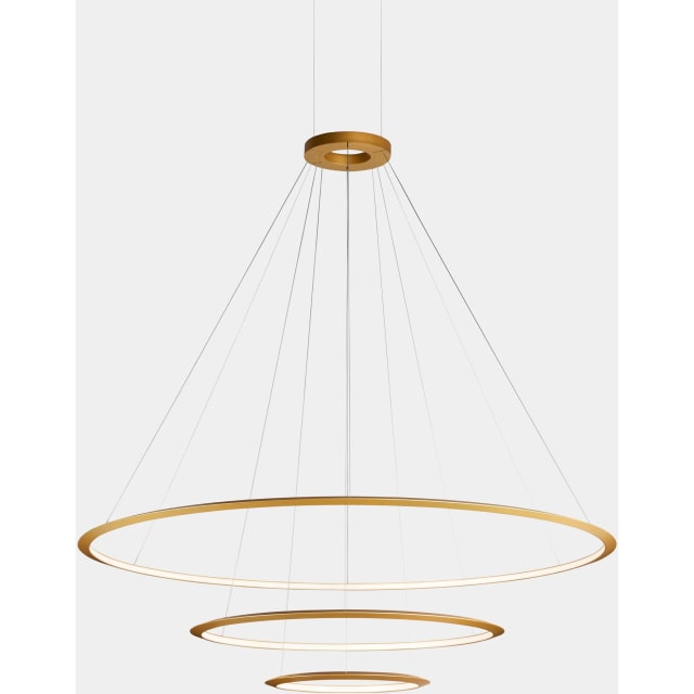 LEDS-C4 - Pendant Circular Inward 3 Rings (ø2000 ø1200 ø600) LED 223.5W 3000K 0-10V Gold - CD4H-00W9AZRUEF LEDS-C4 - Pendant Circular Inward 3 Rings (ø2000 ø1200 ø600) LED 223.5W 3000K 0-10V Gold - CD4H-00W9AZRUEF