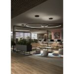 LEDS-C4 - Pendant Circular Inward ø2000 Surface LED 110W 4281lm 3000K DALI Black - CD4C-00W9AZDU05 – Image 2