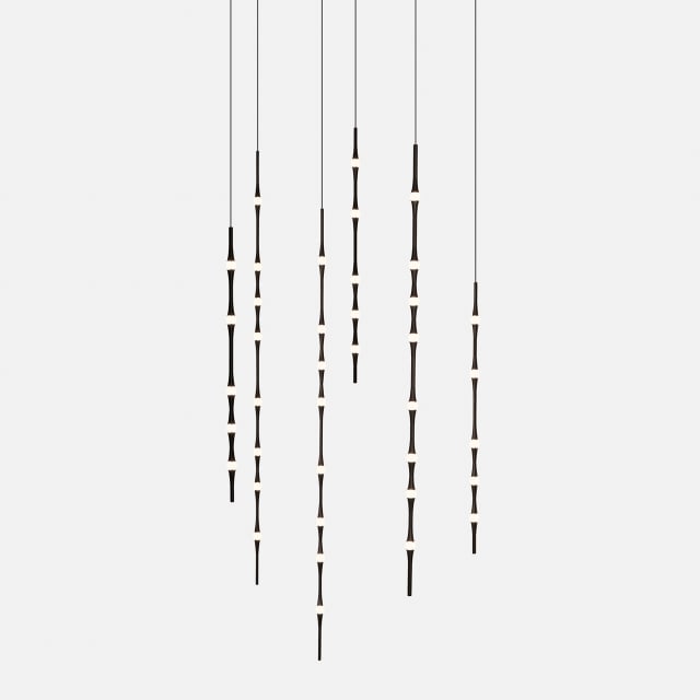 LEDS-C4 - Pendant Dew LED 17.5W 1383lm 2700K 0-10V Black - 00-8307-05-M1 LEDS-C4 - Pendant Dew LED 17.5W 1383lm 2700K 0-10V Black - 00-8307-05-M1