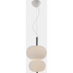 LEDS-C4 - Pendant Ilargi Doble Lamp LED 36.1W 2861lm 2700K PHASE CUT White - 00-6461-92-F9