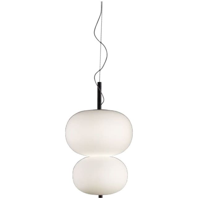 LEDS-C4 - Pendant Ilargi Doble Lamp LED 36.1W 2861lm 2700K White - 00-6013-92-F9 LEDS-C4 - Pendant Ilargi Doble Lamp LED 36.1W 2861lm 2700K White - 00-6013-92-F9