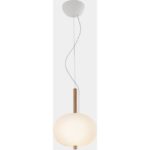 LEDS-C4 - Pendant Ilargi ¥230 LED 8.5W 716lm 2700K 0-10V White Light wood - 00-6010-93-F9