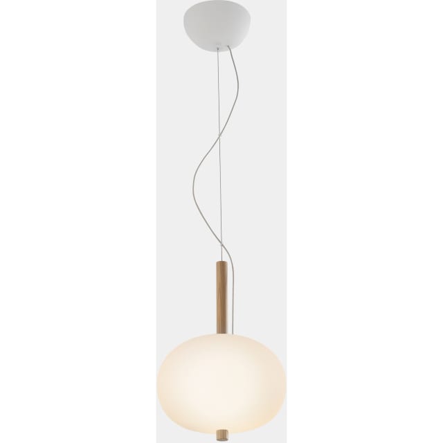 LEDS-C4 - Pendant Ilargi ¥230 LED 8.5W 716lm 2700K DALI White Light wood - 00-6454-93-F9 LEDS-C4 - Pendant Ilargi ¥230 LED 8.5W 716lm 2700K DALI White Light wood - 00-6454-93-F9