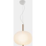 LEDS-C4 - Pendant Ilargi ¥395 LED 21.4W 1684lm 2700K 1-10V White Light wood - 00-6012-93-F9