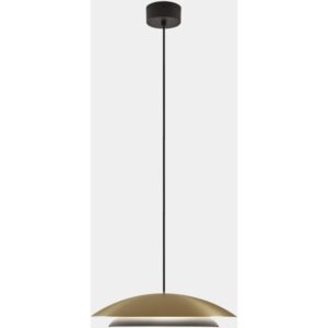 LEDS-C4 - Pendant Noway Small LED 16.5W 2700K Black Gold 618lm - 00-8391-DN-05