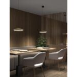 LEDS-C4 - Pendant Noway Small LED 16.5W 2700K PHASE CUT Black Gold 618lm - 00-8392-DN-05 – Image 2