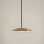 LEDS-C4 - Pendant Noway Small LED 16.5W 2700K PHASE CUT Black Gold 618lm - 00-8392-DN-05