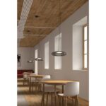 LEDS-C4 - Pendant Plat Recessed LED 10.5W 2700K DALI Black 762lm - 00-8406-05-12 – Image 2