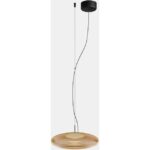 LEDS-C4 - Pendant Plat Surface LED 10.5W 2700K PHASE CUT Black 743lm - 00-8403-05-15