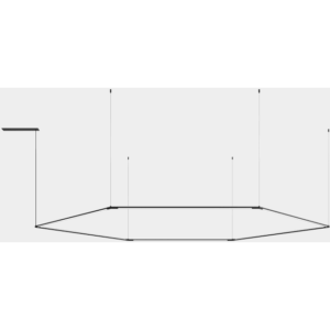 LEDS-C4 - Pendant Tubs Modular LED 135W 5060lm 3000K DALI Black - 00-8276-05-M1